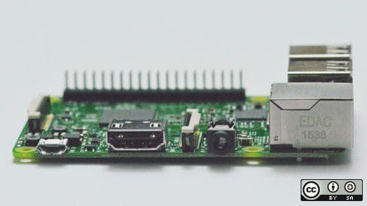 Raspberry Pi 3 top view