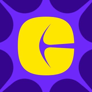 casumo-1jpg - Open Source Society Malta Brand logo: a yellow rounded square with a purple curved cutout on a purple background.