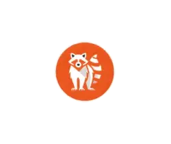 Logo: orange circle with a white fox silhouette standing to the left.