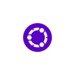 Purple circular gear/settings icon on a black background